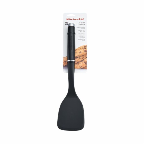 KitchenAid® Solid Turner - Black Perspective: front