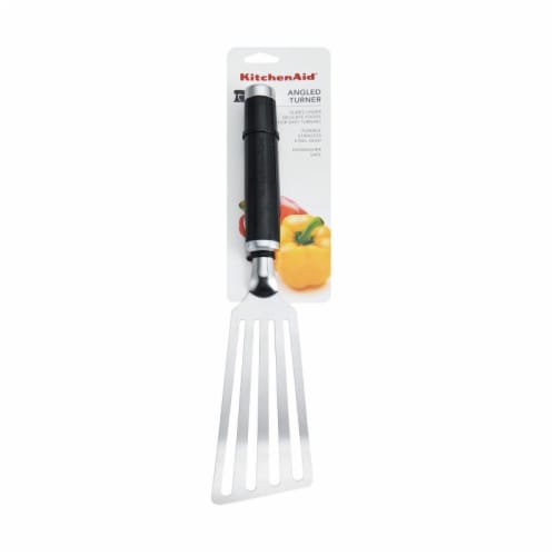 KitchenAid Classic Stainless Steel Flex Turner, Black