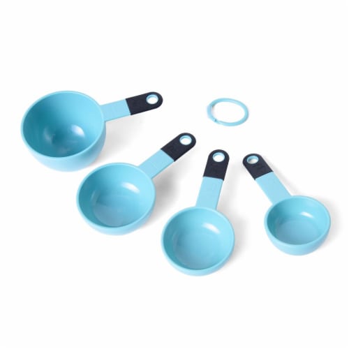 KitchenAid® Measuring Cups - Aqua Sky Perspective: front