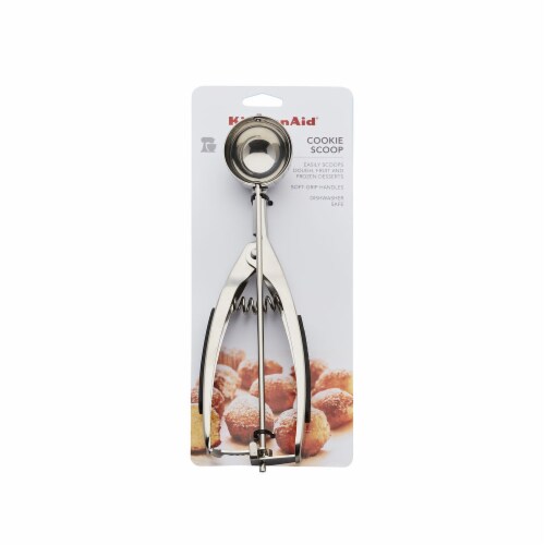 KitchenAid® Cookie Dough Scoop - Silver/Black Perspective: front
