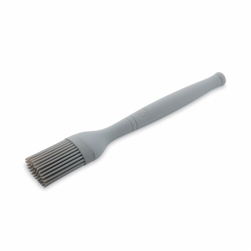Allrecipes Nylon Handled Silicone Head Basting Brush Perspective: front