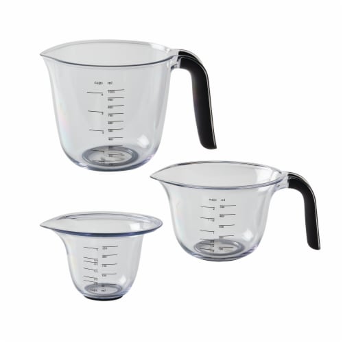 KitchenAid® Universal Measuring Jugs - Black Perspective: front