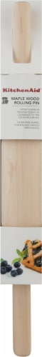KitchenAid Maple Wood Handled Rolling Pin Perspective: front