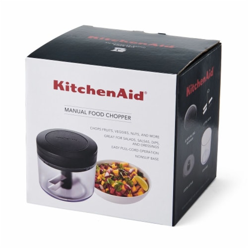 KitchenAid® Manual Food Chopper - Black Perspective: front
