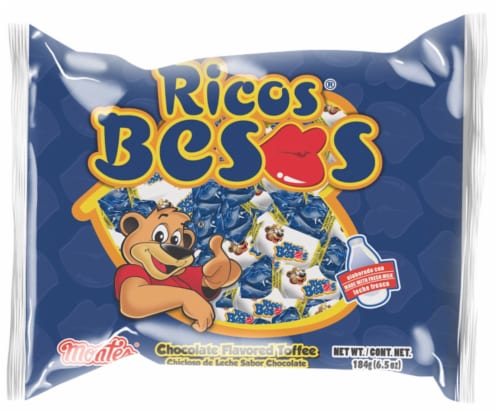 Montes® Ricos Besos Chocolate Flavored Toffee Perspective: front