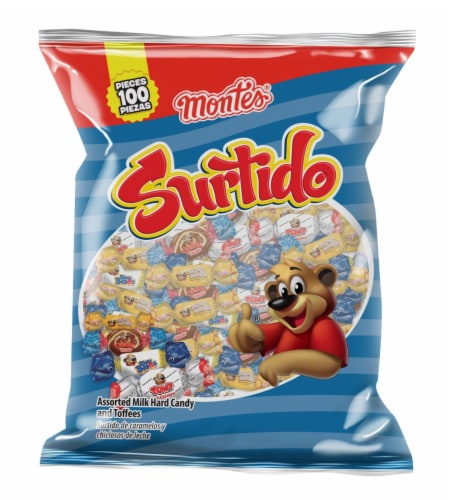 Montes Assorted Caramel Hard Candy Perspective: front