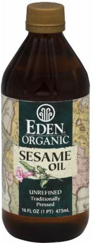 Eden Organic Sesame Oil Perspective: front