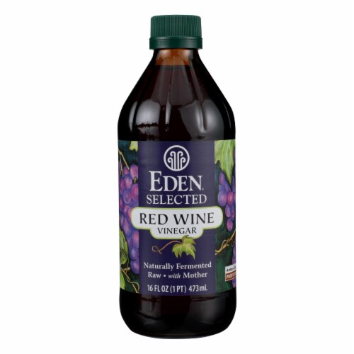 Eden Selected Red Wine Vinegar Perspective: front