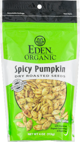 Eden Organic Spicy Pumpkin Seeds Perspective: front