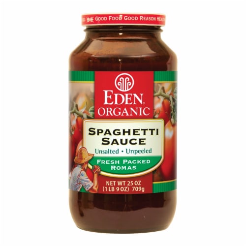 Eden Organic No Salt Added Spaghetti Sauce Perspective: front