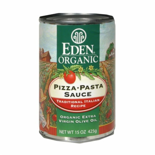 Eden Organic Pizza Pasta Sauce Perspective: front