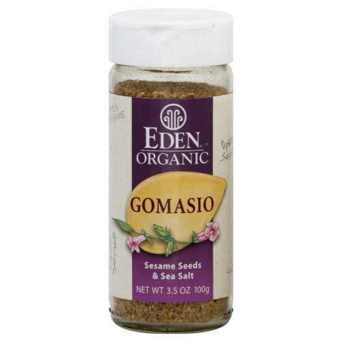 Eden Foods  Organic Gomasio Sesame Seeds and Sea Salt Perspective: front
