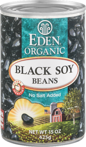 Eden Organic Black Soy Beans Perspective: front