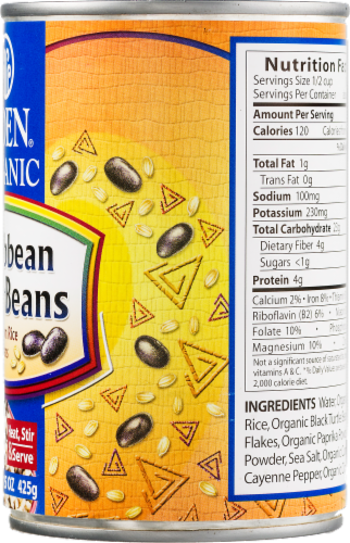 Eden Organic Caribbean Rice & Beans Perspective: front