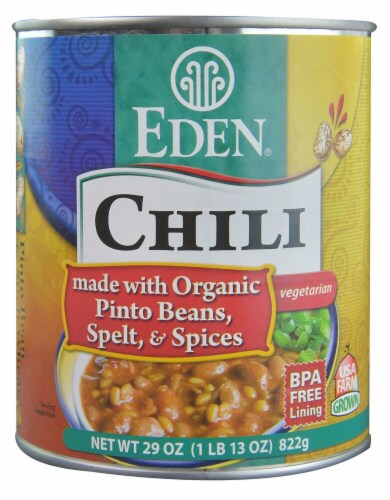 Eden Vegetarian Pinto Beans Chili Perspective: front
