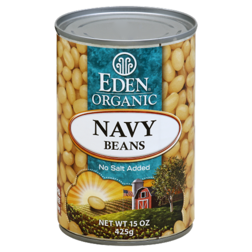 Eden Organic Navy Beans Perspective: front