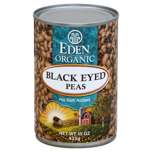 Eden Organic Black Eyed Peas Perspective: front