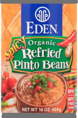 Eden Organic Spicy Refried Pinto Beans Perspective: front