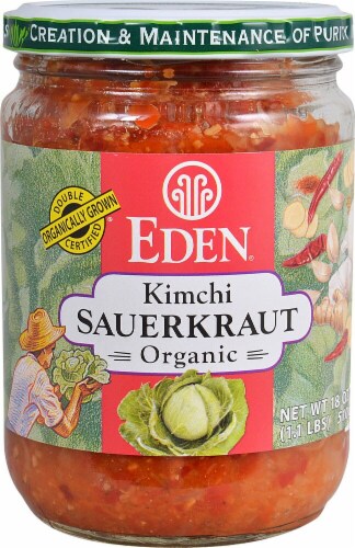 Eden Organic Kimchi Sauerkraut Perspective: front