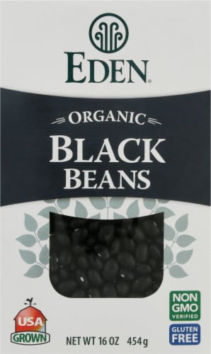 Eden Organic Dry Black Beans Perspective: front