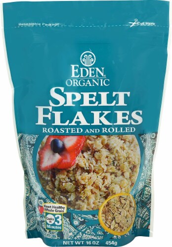 Eden Foods  Organic Spelt Flakes Perspective: front