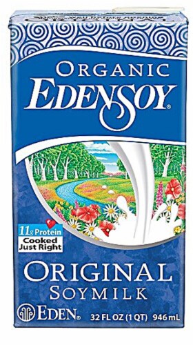 Eden Foods  Organic EdenSoy® Soymilk Dairy Free   Original Perspective: front