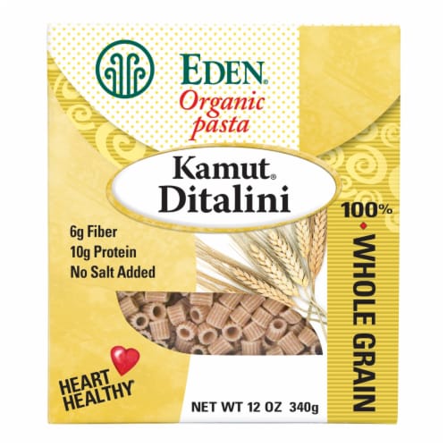 Eden Foods Organic Pasta Company Kamut Ditalini Perspective: front