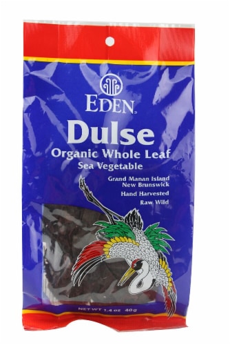 Eden Foods  Dulse Organic Whole Leaf Sea Vegetable Perspective: front