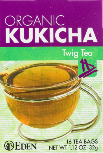 Eden Organic Kukicha Twig Tea Bags Perspective: front