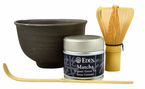 Eden Foods Organic Matcha Tea Set Perspective: front