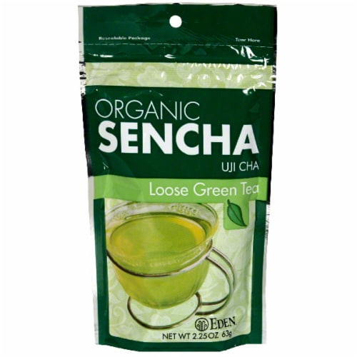 Eden Organic Sencha Loose Green Tea Perspective: front