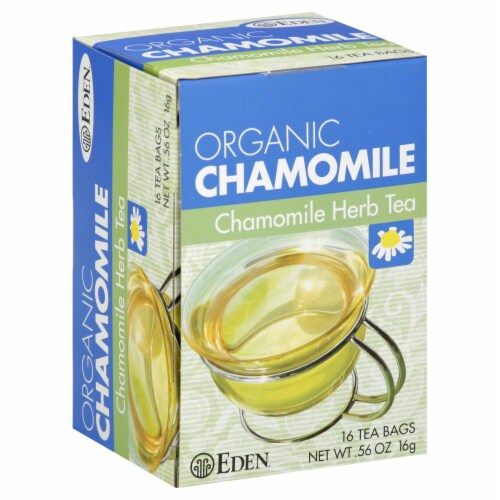 Eden Organic Chamomile Herb Tea Bags Perspective: front