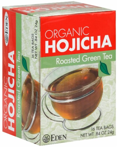 Eden Organic Hojicha Roasted Green Tea Bags Perspective: front