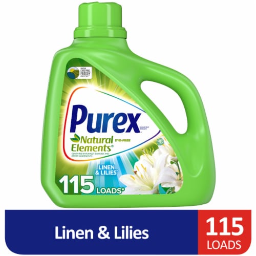 Purex® Natural Elements® Linen & Lilies® Liquid Laundry Detergent Perspective: front