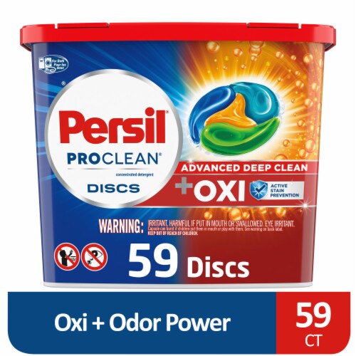 Persil® ProClean® Plus Oxi Power Discs™ Laundry Detergent Perspective: front