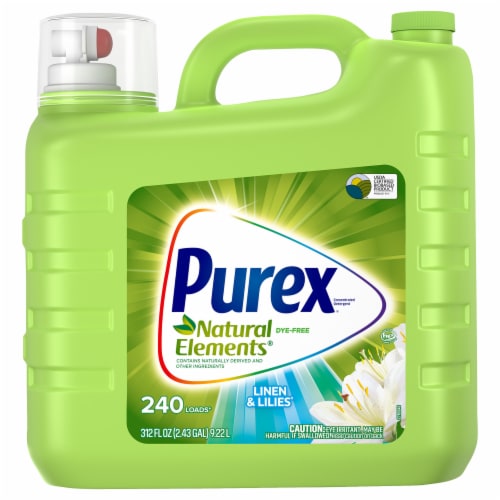Purex® Natural Elements® Linen & Lilies® Liquid Laundry Detergent Perspective: front