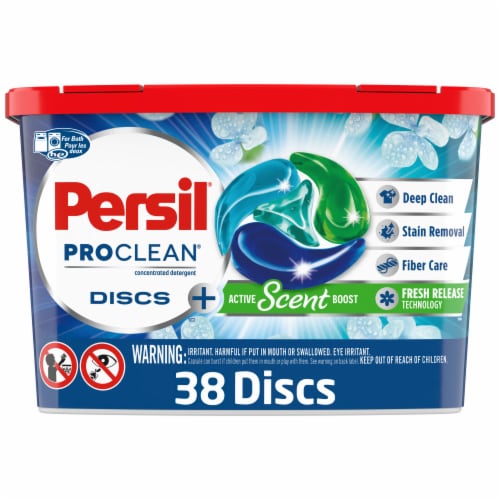 Persil® ProClean® Active Scent Boost Laundry Detergent Discs Perspective: front