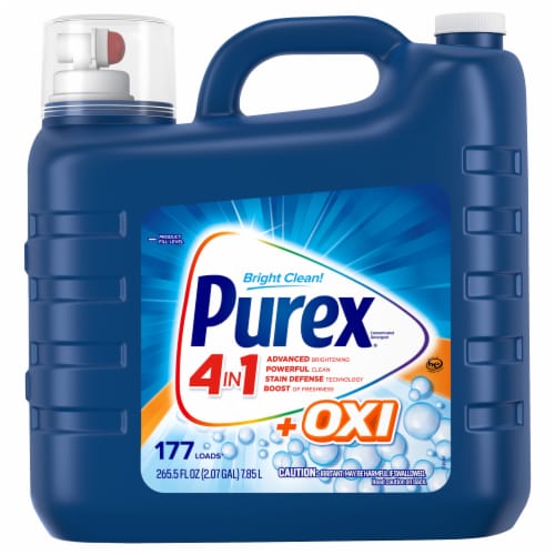 Purex® Plus Oxi Fresh Morning Burst Scent 4-in-1 Liquid Laundry Detergent Perspective: front