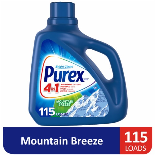 Purex® Mountain Breeze® 4 In 1 Liquid Laundry Detergent Perspective: front