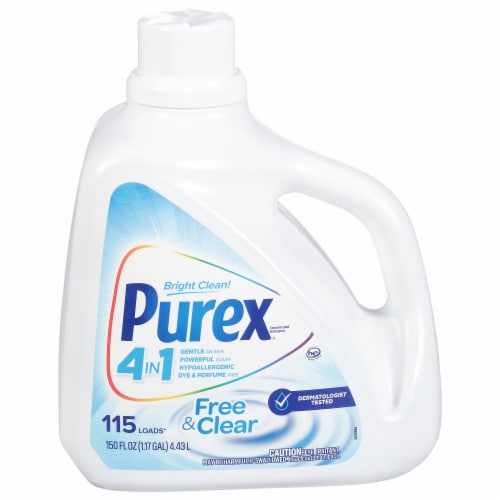 Purex Life Free & Clear Liquid Laundry Detergent Perspective: front