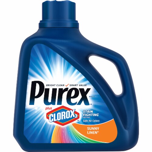 Purex Plus Clorox2 Sunny Linen Liquid Laundry Detergent Perspective: front