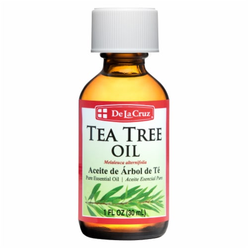 De La Cruz Tea Tree Essentail Oil, 1 oz Perspective: front