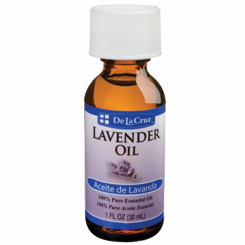 De La Cruz Lavender Pure Essential Oil Perspective: front