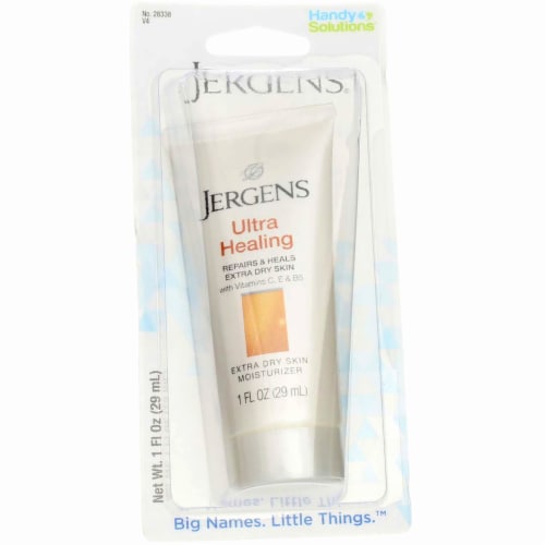 Jergens Ultra Healing Extra Dry Skin Moisturizer, 1 fl oz Perspective: front