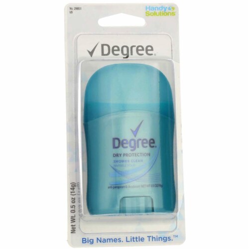 Degree Dry Protection Handy Solutions Antiperspirant Deodorant Solid, Shower Clean, 0.5 oz, 1 Fry's Food Stores