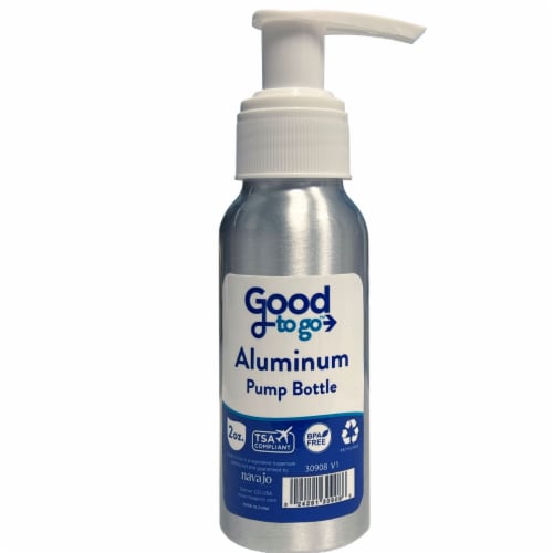 Handy Solutions Good to go™ Aluminum Pump Bottle Perspective: front
