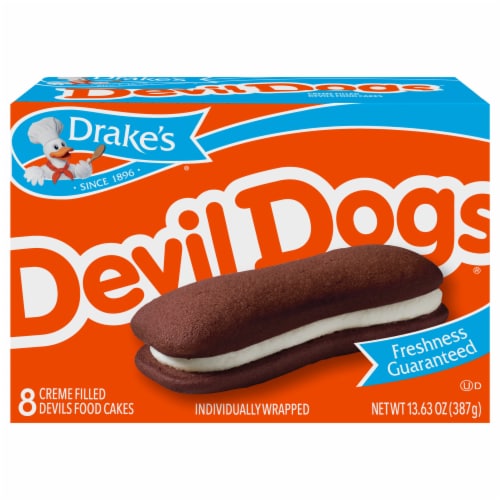 Drake's™ Devil Dogs Creme Filled Cakes Perspective: front