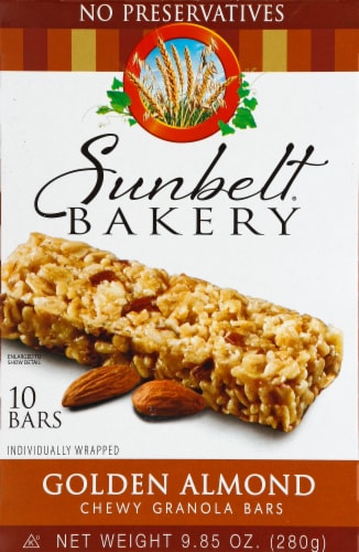 Sunbelt® Golden Almond Granola Bars Perspective: front