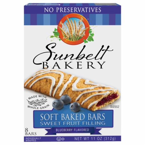 Sunbelt Bakery® Blueberry Fruit & Grain Bars Perspective: front