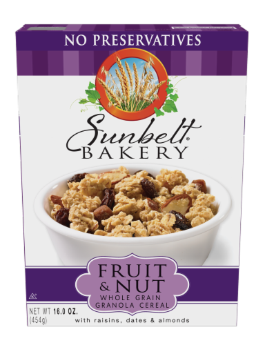 Sunbelt Bakery Fruit & Nut Whole Grain Granola Cereal, 16 oz - Foods Co.